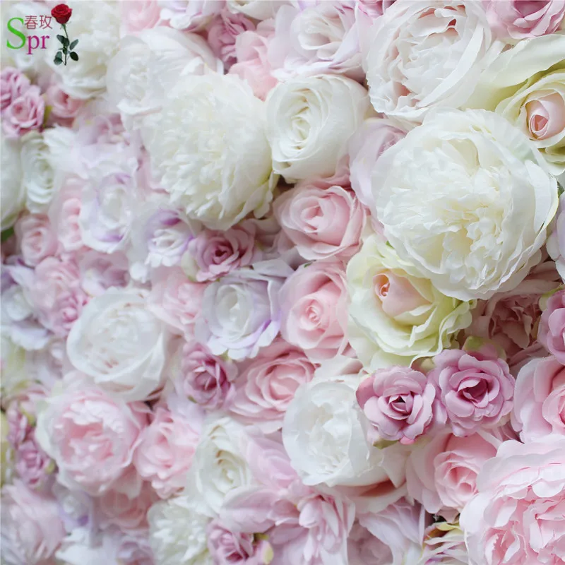 SPR шелковые розы настенные декорации свадебное украшение Искусственные цветы