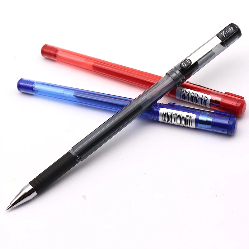 12PCS Japan ZEBRA Gel Pen Z-Grip 0.5mm C-JJ1 Student Exam Rubber Slip Grip Section | Канцтовары для офиса и дома