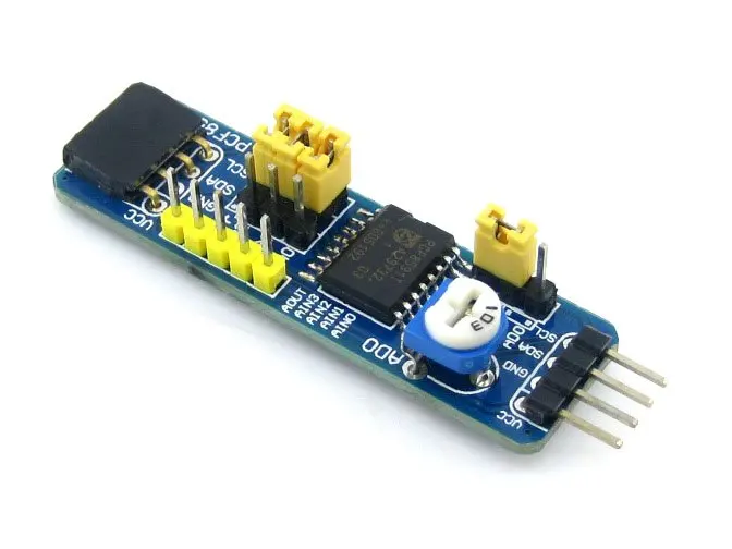PCF8591 AD DA Board Module 8-bit A/D D/A Converter with I2C Connector Adjustable Resistor Analog Input /Output | Компьютеры и офис