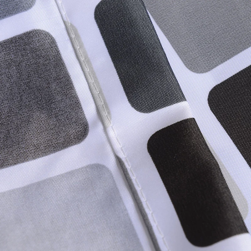 Водонепроницаемый душ Шторы с 12 крючков мозаика печатных Ванная комната Шторы s высокое качество полиэстер Ванна Шторы для украшения дома