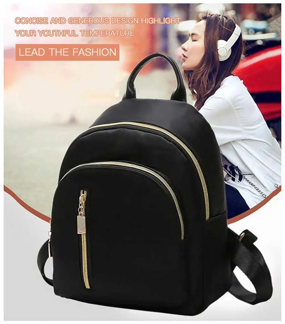 Барби классический Bookbags черный Симпатичный мини школьная сумка Для женщин маленький Повседневное рюкзак