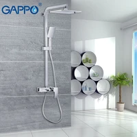 gappo shower system wall mounted bathroom faucet shower mixer tap bathroom rainfall shower set bath tub faucet torneira tap