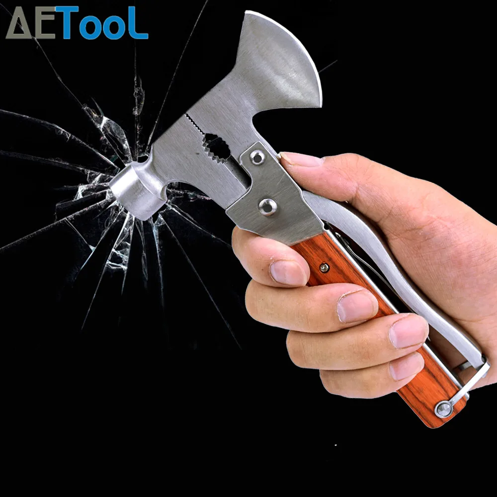 AETool Multi Функция топор молоток безопасности Инструменты Высокое качество