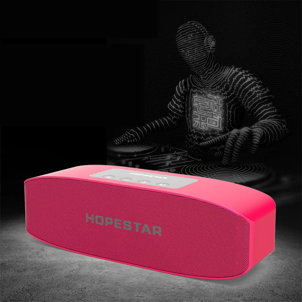 HOPESTAR H11 Динамик FM радио Беспроводной громкий Динамик стерео звук MP3 музыкальный плеер Поддержка карты памяти мобильного Мощность