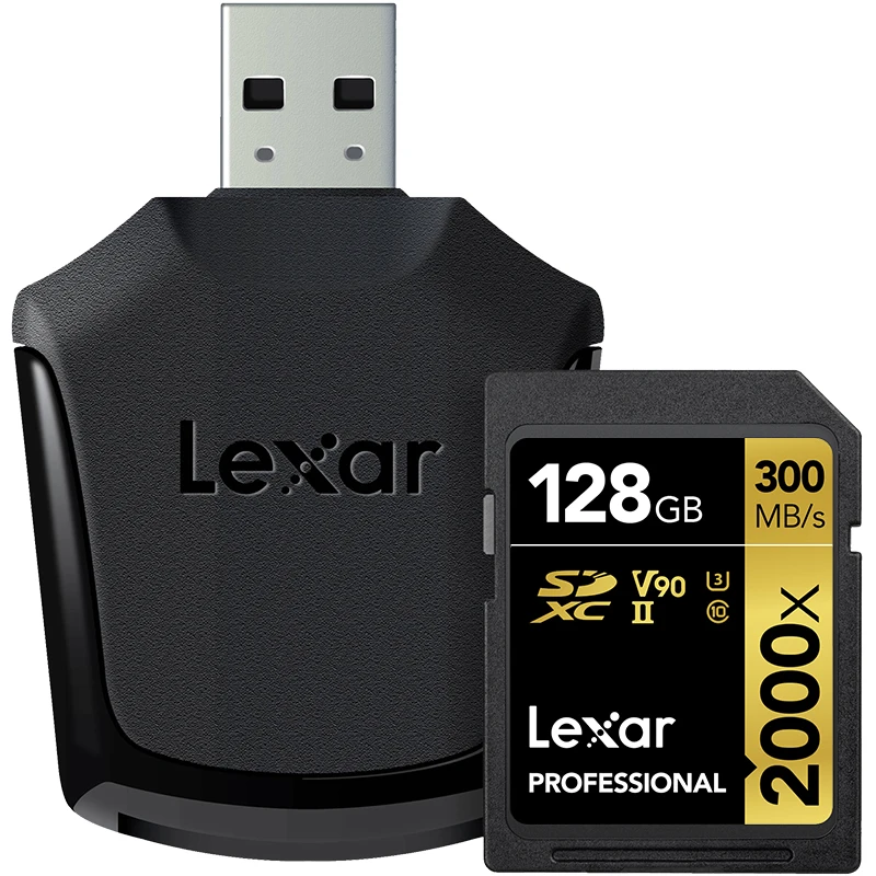 Lexar Professional 2000x300 МБ/с. высокоскоростной SD SDHC SDXC 32 Гб 64 128 ГБ|Карты памяти| |