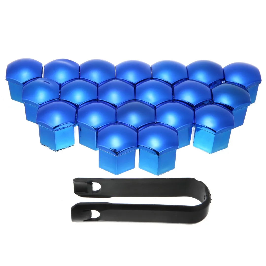 

20pcs 17/19/21mm Car Wheel Nut Caps Auto Hub Screw Cover Bolt Rims Exterior Decoration Special Socket Protection Dust Proof