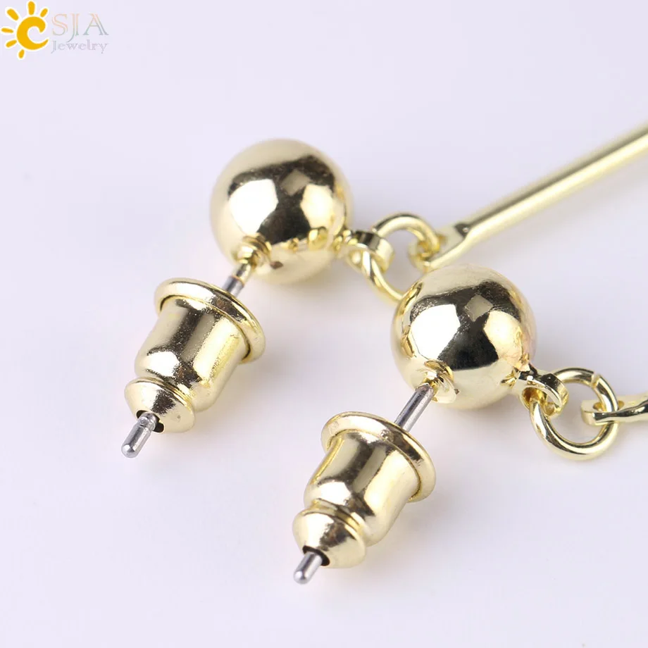 CSJA брендовые ювелирные изделия натуральный кварц кристалл драгоценные камни