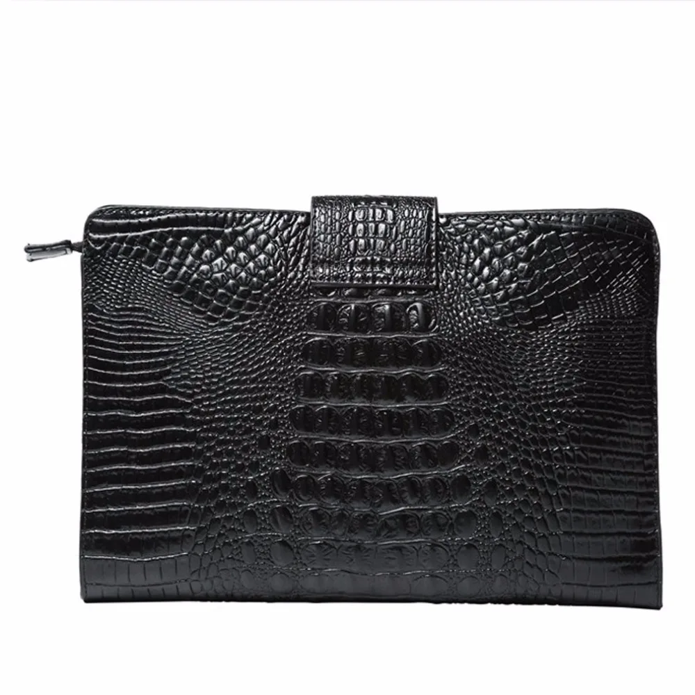 Мужская s Новая модная крокодиловая зернистая Женская клатч женская вечерняя