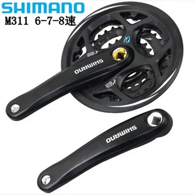 Shimano M310 3x8 Скорость 24s Набор групп MTB велосипед Кривошип переключатель переключения передач кассета с цепью 7 шт. Продукт включает: M311 Кривошип