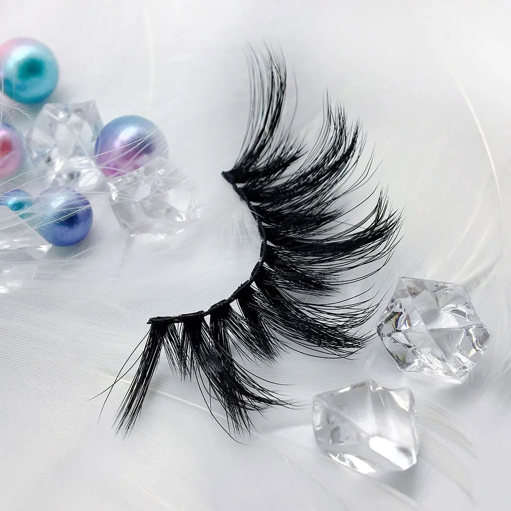 

2019 NEW 300pair False Eyelashes Crisscross Natural Fake lashes Length 25mm Makeup 3D Mink Lashes Extension Eyelash Beauty