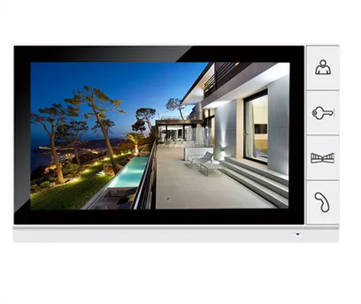 Беспроводной WiFi IP видео домофон видео запись домофон " ЖК-монитор 700TVL ИК камера Поддержка Android iPhone APP 1V2