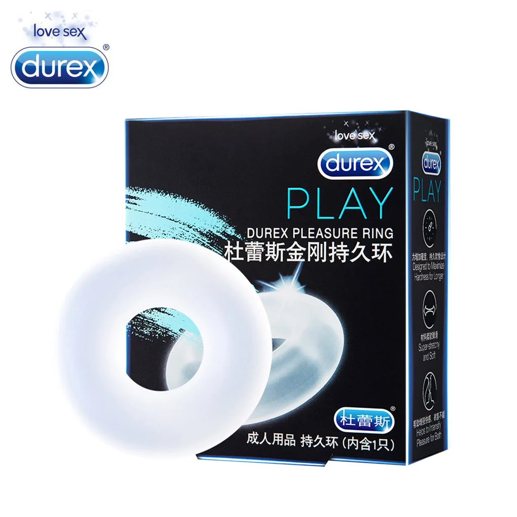 Durex Мужской силиконовый задерживающее устройство для пениса кольцо рукав из
