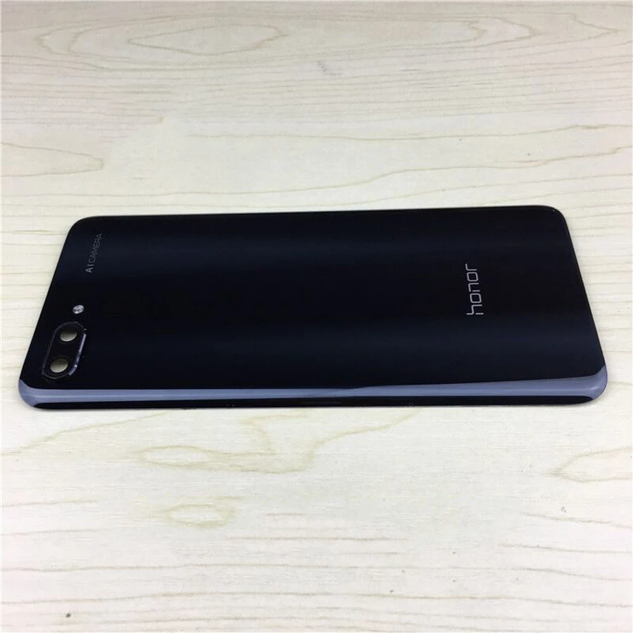 Оригинальное 3D стекло для huawei Honor 10 Задняя стеклянная панель крышка батареи задняя дверь Корпус Замена Honor10 задняя крышка+ клей