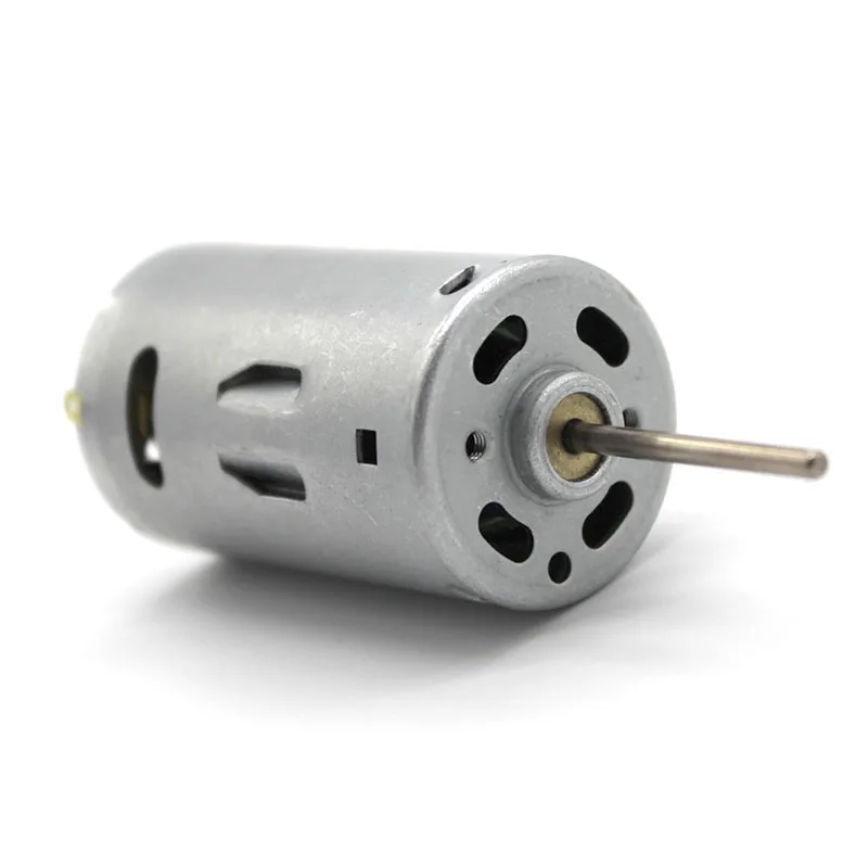 2 шт./лот длинный вал 390 высокоскоростной двигатель постоянного тока большой