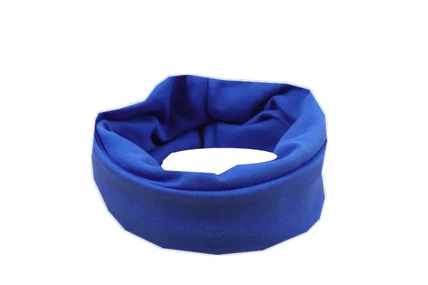 scarf blue Качественный хлопковый Детский набор из шапки и шарфа, детский шейный платок, детский шарф, воротник, шапка, комплект, реквизит для фотосессии - Цвет: scarf blue