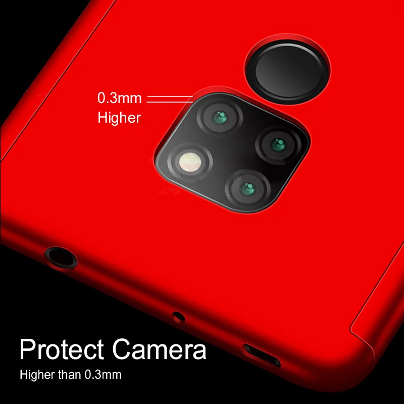 Чехол 360 градусов для телефона Huawei Honor P30 Lite Y6 Y7 2019 чехол из ТПУ 7C 9i 8X 8A V20 Nova4 со