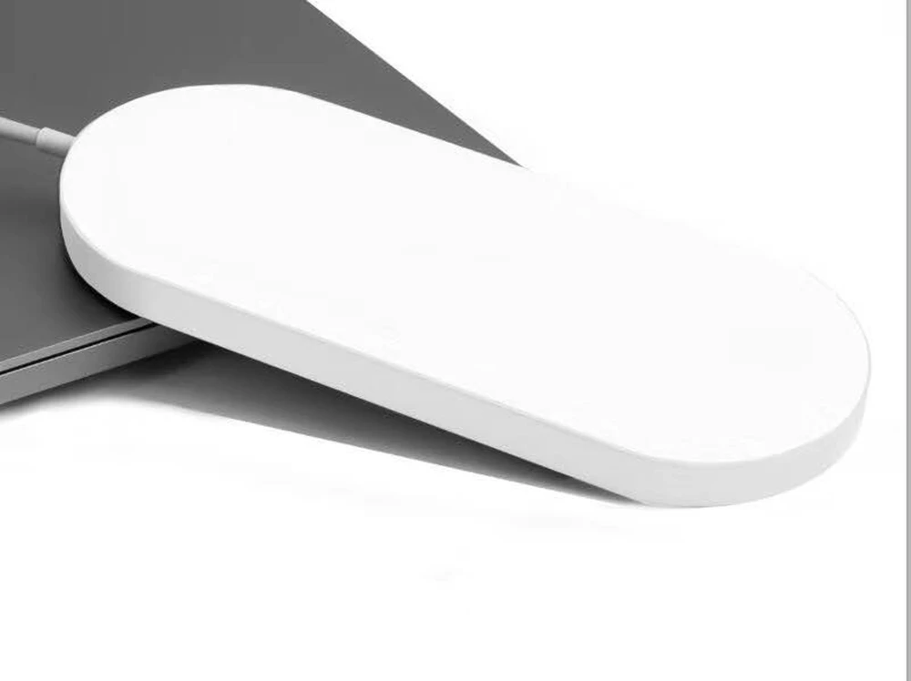 White URVOI Mini AirPower для apple watch series 4 3 2 Беспроводное зарядное устройство для iphone XS MAX 8+ Поддержка 7,5 Вт Быстрая зарядка подставка ремонт - Цвет: White