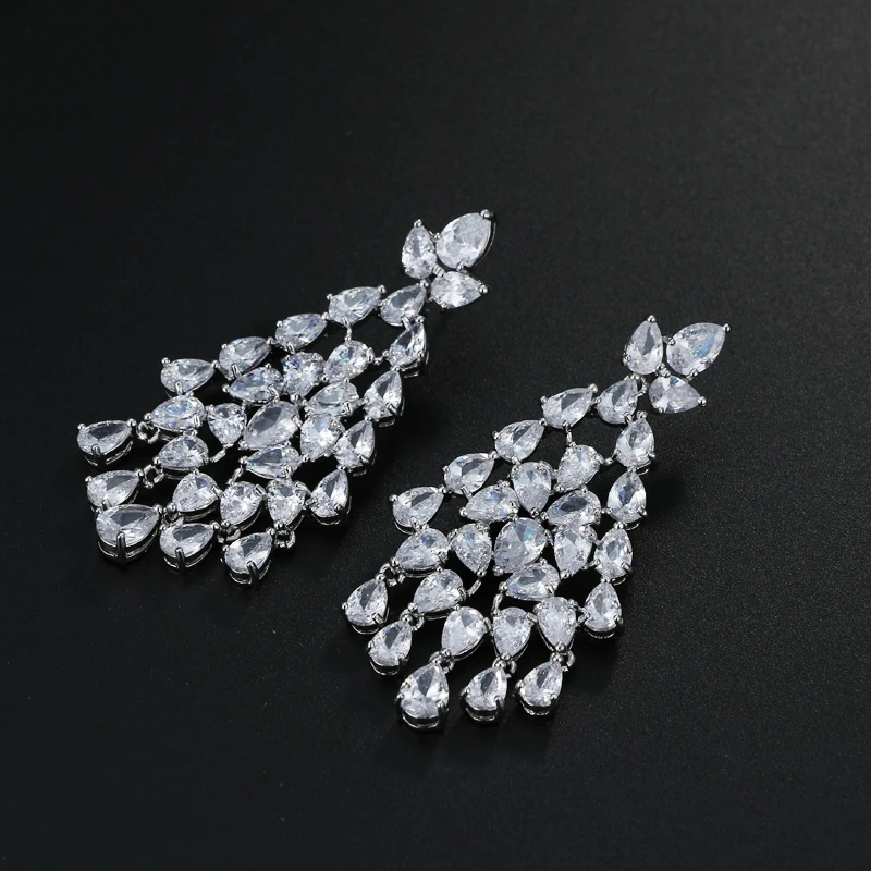 EMMAYA Femme Bijoux AAA CZ Серьги Ожерелье Ювелирные наборы для женщин Свадебная вечеринка