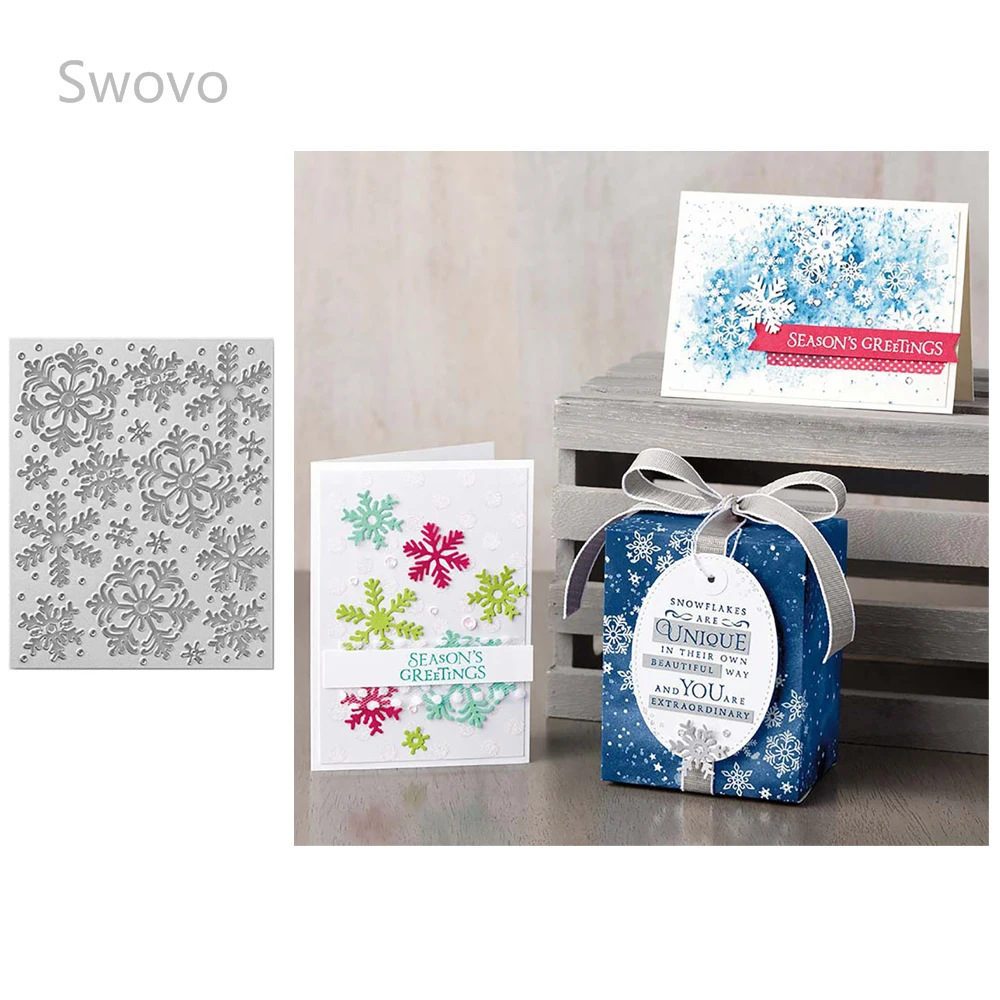 Swovo металлические режущие штампы цветок фоновая доска Прошитые DIY штампы для скрапбукинга ремесло тиснение штамповки трафареты
