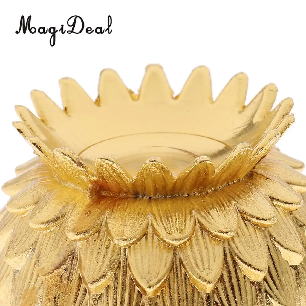 Лампа в форме лотоса подсвечник Ghee держатель лампы тибетское масло латунная