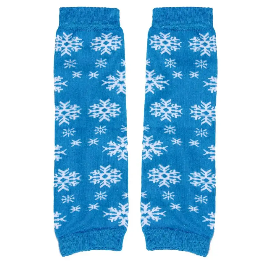 Cheap Price baby leg warmer Girl Snowman Pattern Socks warmers ruffle knee pads crawling infants 2018 newest |