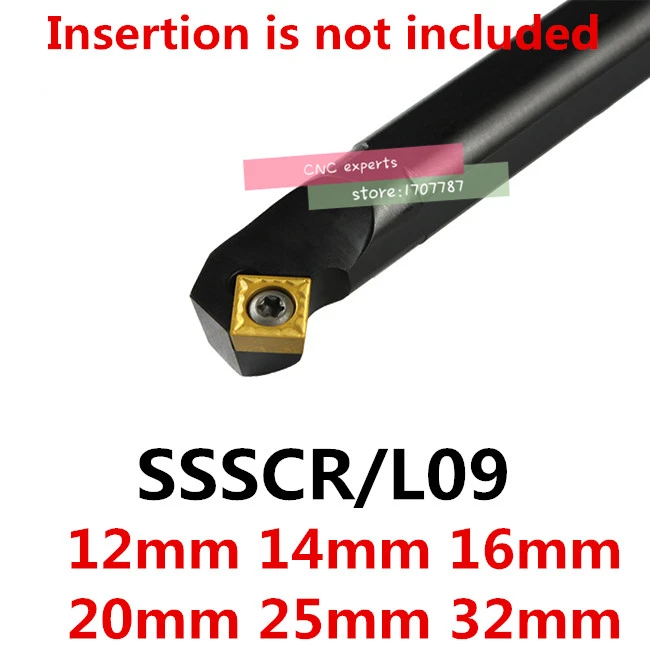 

1PCS S12M-SSSCR09 S14N-SSSCR09 S16Q-SSSCR09 S20R-SSSCR09 S25S-SSSCR09 S32T-SSSCR09 S12M-SSSCL09 SSSCL09 CNC Turning Tools
