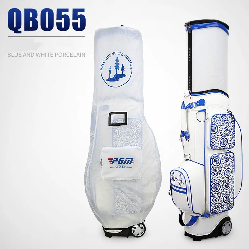 

PGM Golf Bag Lady Bag Blue and White Porcelain Embroidery Flexible Tugboat Airbag For Female