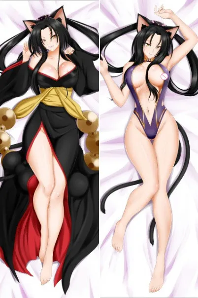 MMF школьная Подушка DxD с персонажами сексуальной девушки Himejima Akeno & Rias Gremory