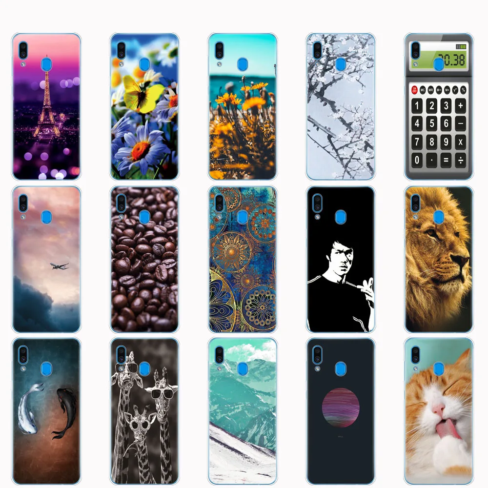 Case For Samsung Galaxy A20 soft Silicone phone coque A 20 2019 A205F A205 SM-A205F Fundas Skin shockproof | Мобильные телефоны и