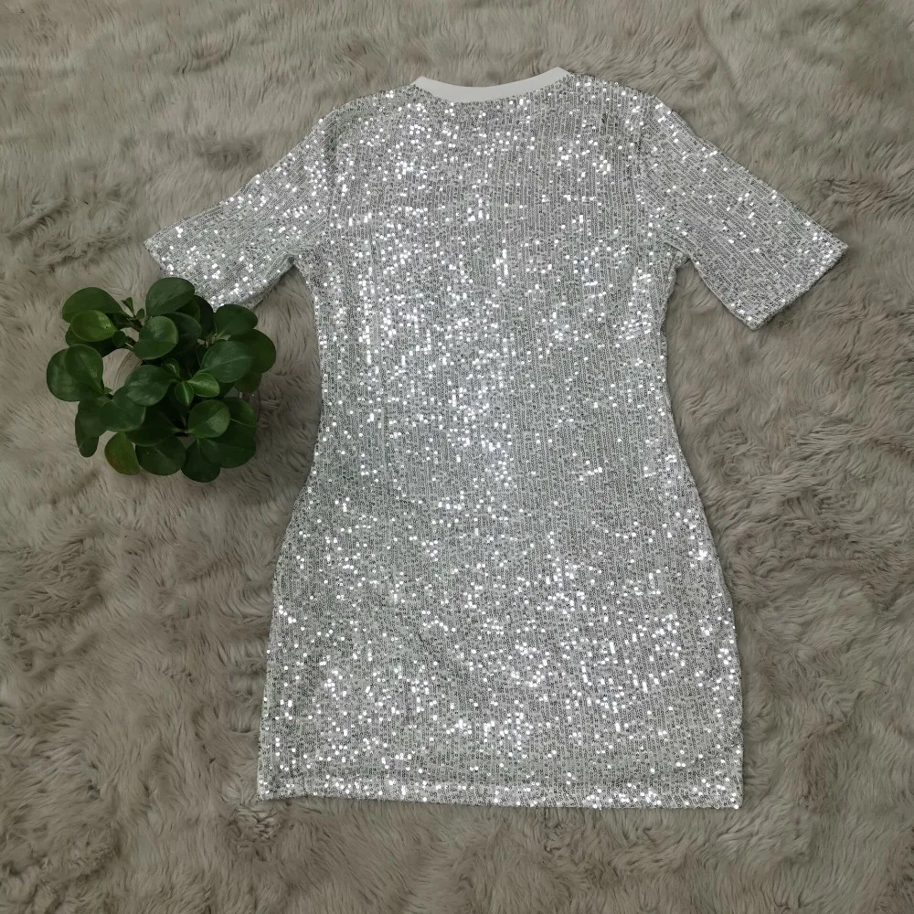 Евро блесток платье для женщин Лето 2019 Корейская девушка милый кролик из