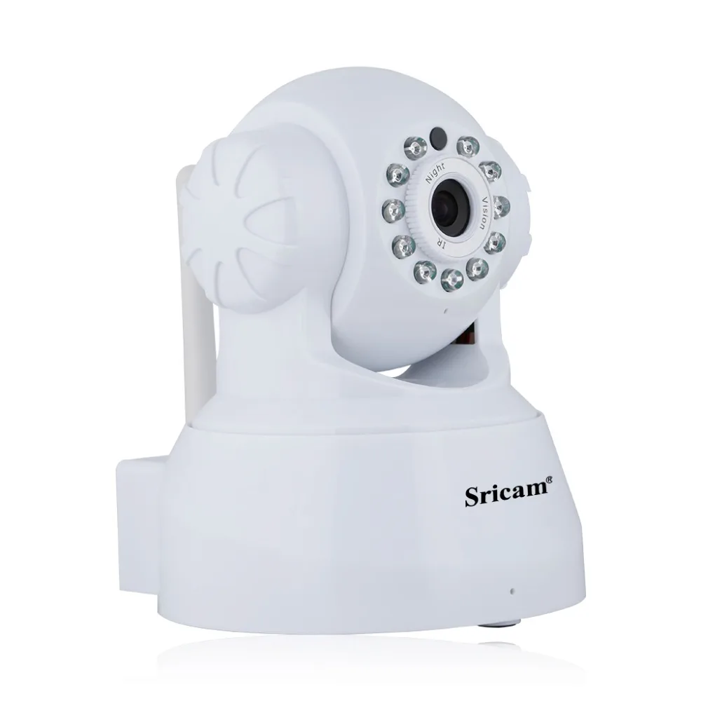 Sricam SP012 HD видеоняня беспроводная WiFi камера панорамирование наклона ночного