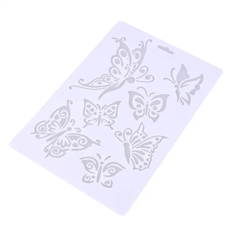 Quality Cake Mold Lace Butterfly Stencil Plastic Fondant Cupcake Template Decorating Tools Kitchen Accessories | Дом и сад