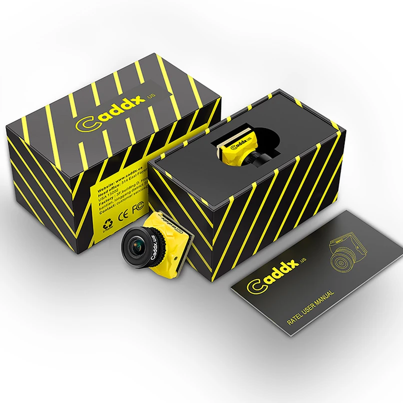 Caddx Ratel 1/1. 8 ''Starlight HDR OSD 1200TVL NTSC/PAL 16:9/4:3 переключаемый объектив 1,66 мм/2,1 мм FPV камера для радиоуправляемого дрона квадрокоптера