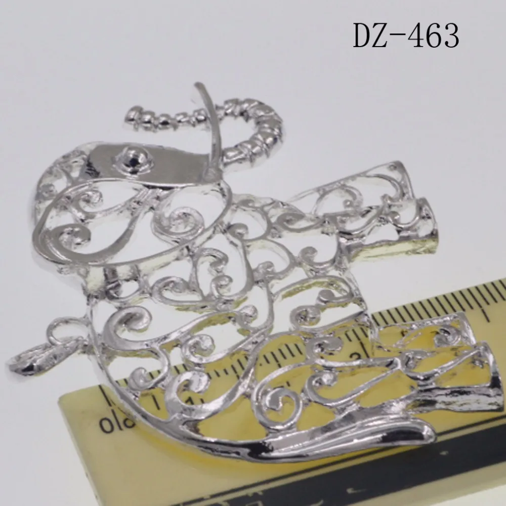 925 sterling silver pendant Europe and the United States to restore ancient ways is hollow-out elephant man | Украшения и