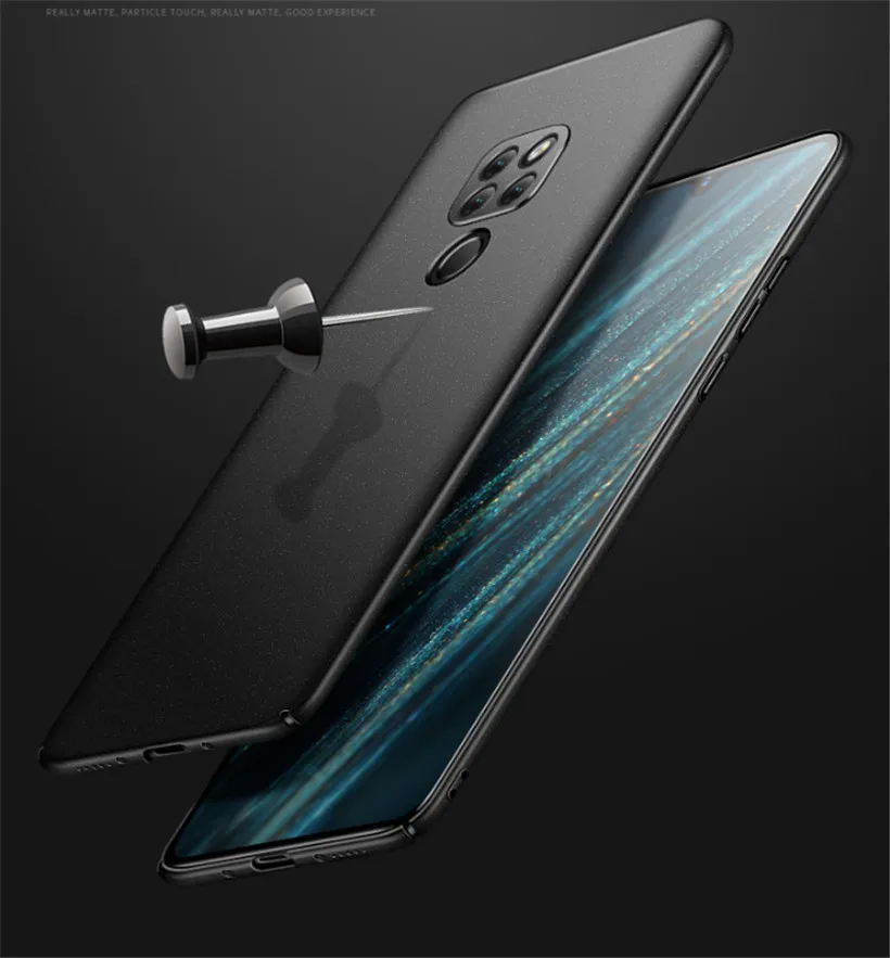 Роскошный Фиолетовый матовый чехол для huawei mate 20 чехол с защитой от отпечатков пальцев Жесткий чехол s для huawei mate 20 Pro mate 20X