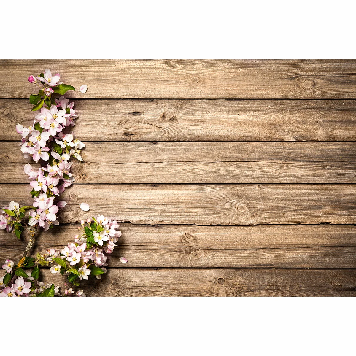 Allenjoy professional photography background Fresh plants flowers Vintage wooden board newborn backdrop photo studio photocall |