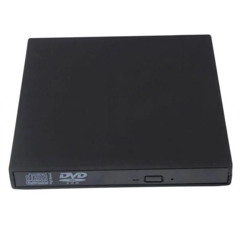 USB2.0 Внешний DVD комбинированный CD RW привод ROM драйвер для ПК/ноутбука черный
