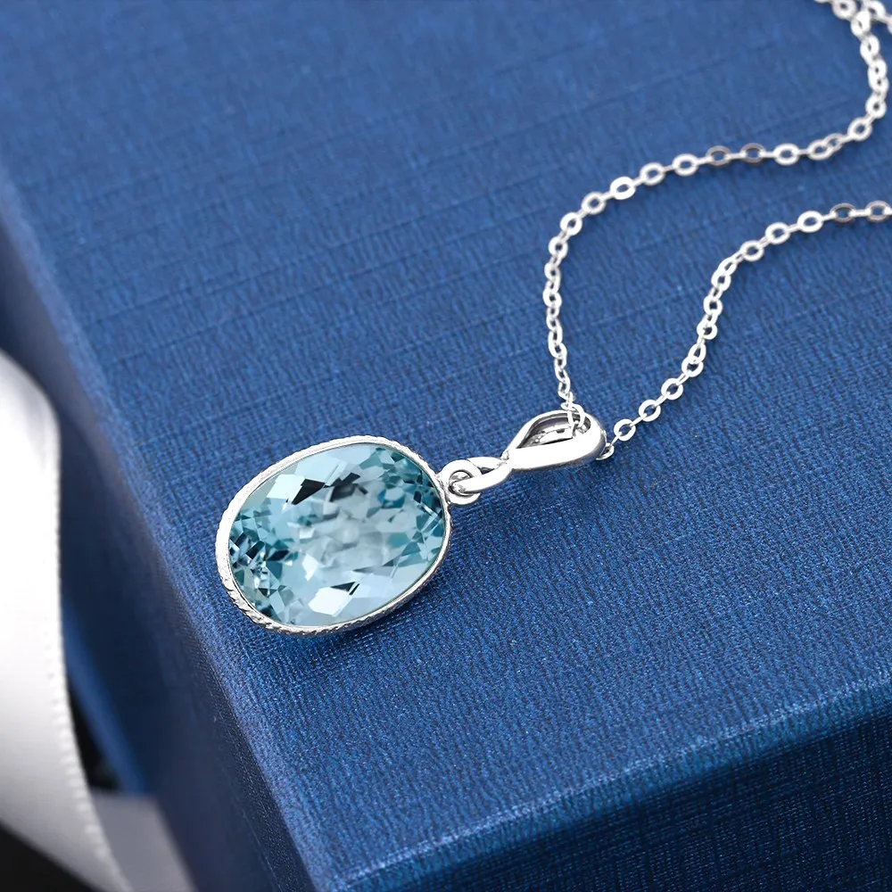 GemStoneKing серебро 925 пробы драгоценный камень ювелирные украшения 7 00 Ct 14х10 овальная