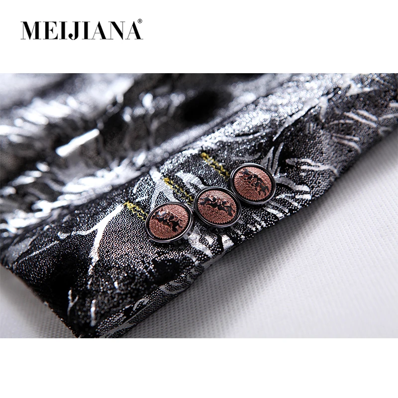 MEIJIANA 2019 Новый Для мужчин вечерние Блейзер сезон весна осень пиджак носить Lightning