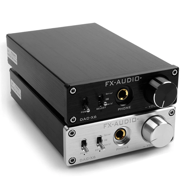 Fx-audio 2 0 DAC-X6 fever HiFi amp USB Fiber коаксиальный цифровой аудио декодер усилитель TPA6120