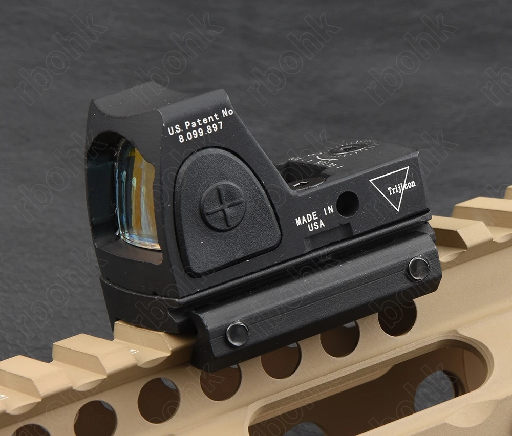 Рефлекс мини Коллиматорный прицел от Trijicon 1x Red Dot 20 мм планка Вивера крепление