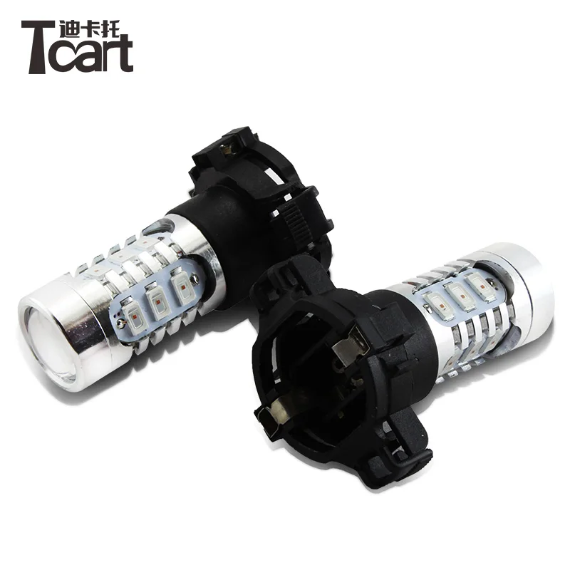 Tcart 2x PY24W белый желтый светодиодный фонарь для BMW E90 E91 E92 E93 328i 335i M3 X5 E70 X6 E71 F10 F07|light for