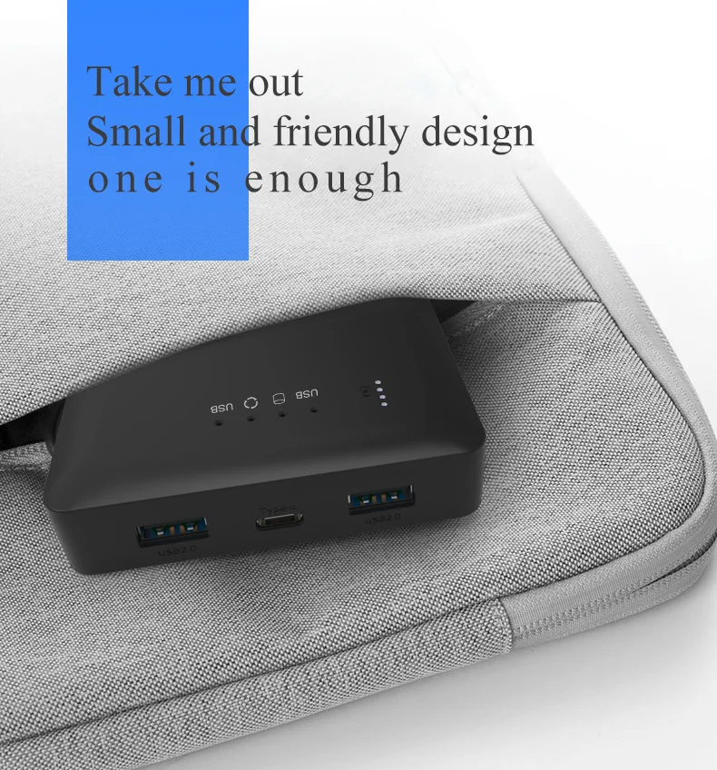 Внешний жесткий диск телефон Считывание данных в HDD непосредственно 4000 мАч банк питания ios/android TypeC и двойной USB 2,0 порт флэш-приводной удлинитель