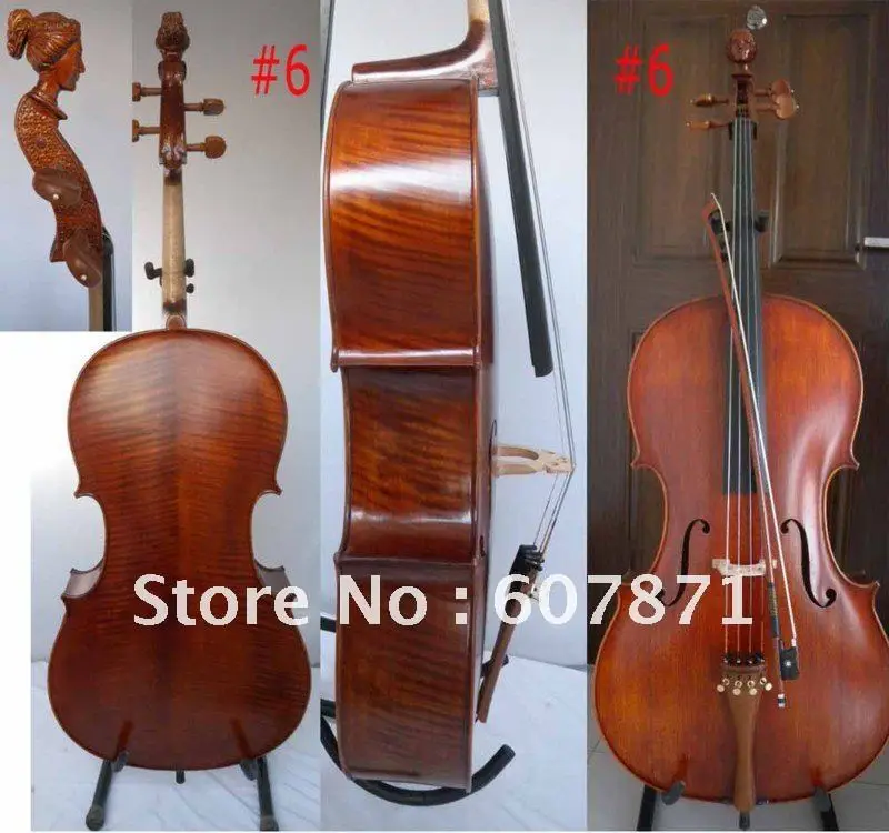 4/4 Новый Виолончель мастер человек Шея концерт Звук #6|master cello|concert cellocello neck |