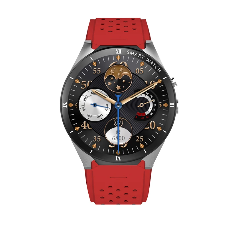 Умные часы 3g Kingwear KW88 Pro MTK6580 HeartRate Bluetooth WiFi gps Смарт 2.0MP камера для samsung gear s3 huawei Watch