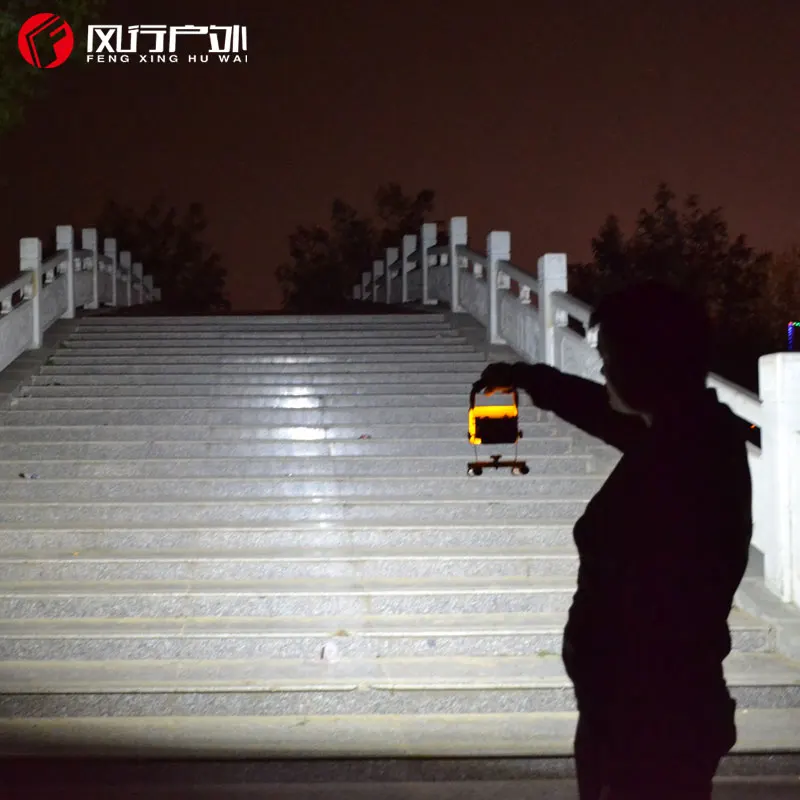 Перезаряжаемые Портативный прожектор светодиодный прожектор 24LED Движимое Открытый Отдых свет пастбища+ 3*18650 Батарея+ Зарядное устройство