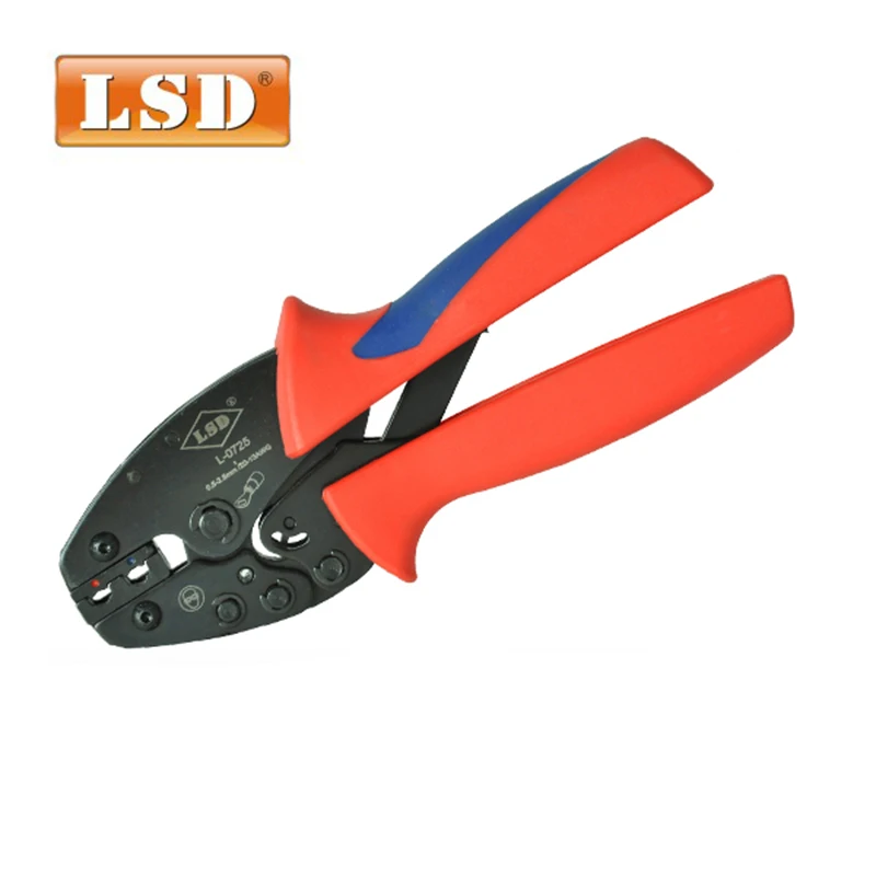 

L-0725 Crimping tool for 0.5-2.5mm2 surge connectors with CE&ROHS&ISO Certificate hand crimping plier professional hand crimper