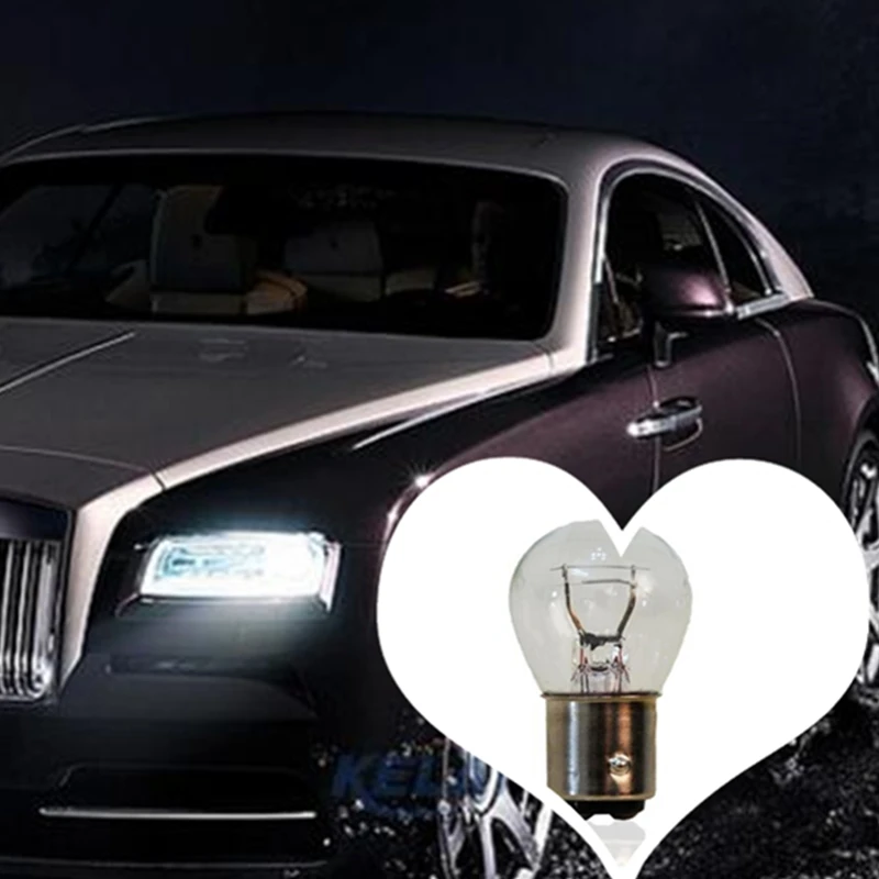 Автомобиль 1157 P21/5W BAY15D 1156 P21W BA15S 12v 21W галогенная лампа теплый белый фонарь заднего