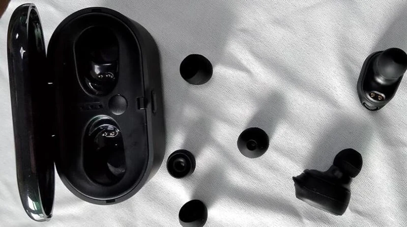 Air2 наушники-вкладыши TWS Bluetooth 5 0 гарнитура in-ear натуральная кожа Smart наушники IPX5
