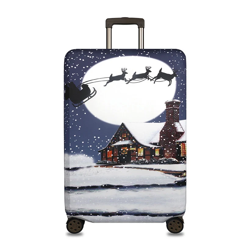 F Luggage Cover REREKAXI Чехол для багажа Эластичный Защитный чехол, 18-32 дюймов чехол Чехол для багажника, Чехол для багажа пылезащитный чехол, аксессуары для путешествий - Цвет: F Luggage Cover